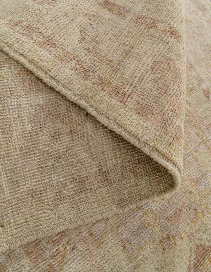 2' 9 x 9' 10 Hand Knotted Oushak Wool Runner Rug