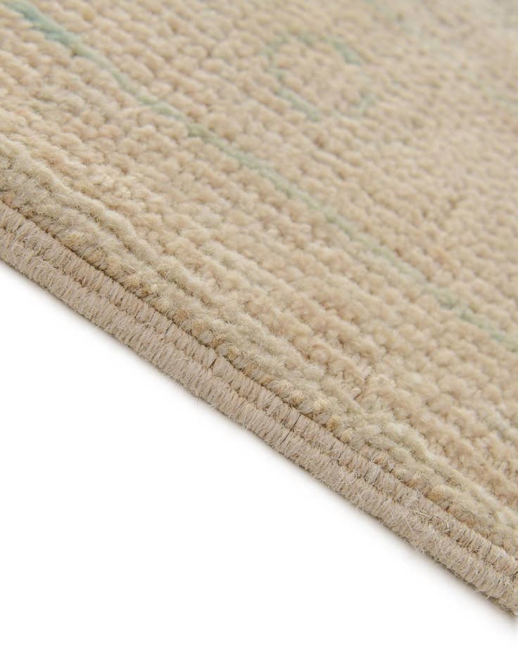 Detail image of 2' 8 x 7' 10 Hand Knotted Oushak Wool Runner Rug