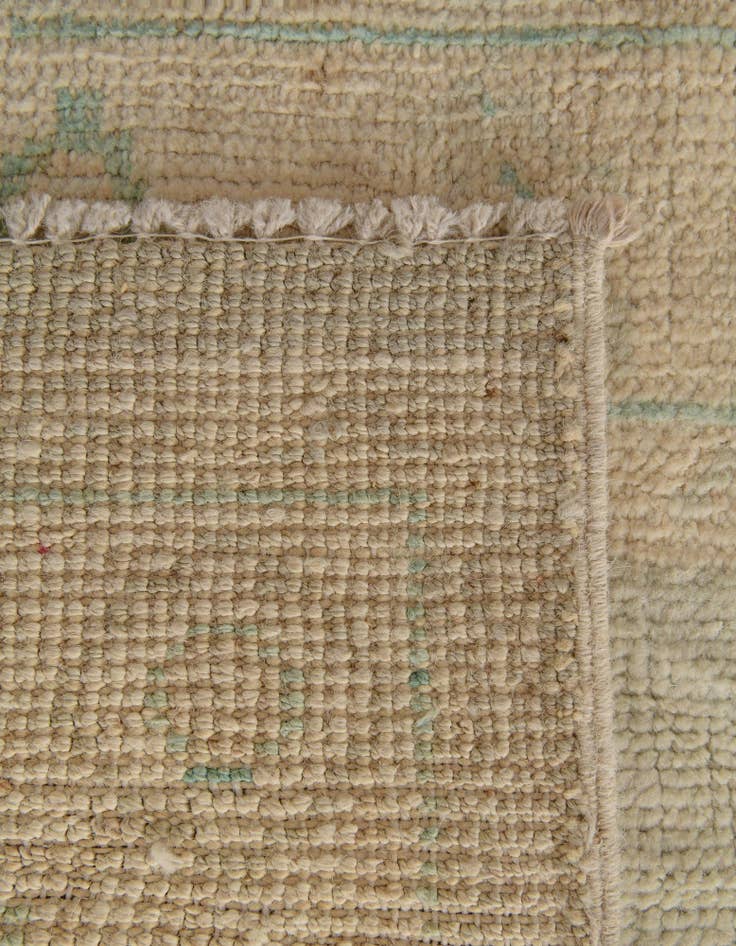 Detail image of 2' 8 x 7' 10  Hand Knotted Oushak Wool Runner Rug