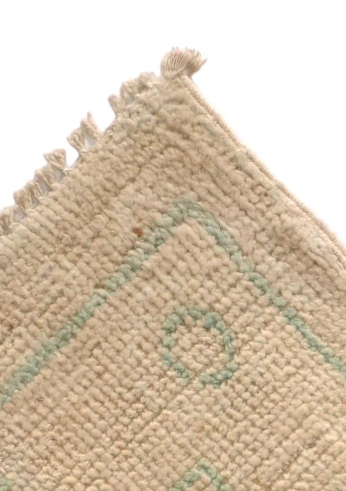 2' 8 x 7' 10 Hand Knotted Oushak Wool Runner Rug