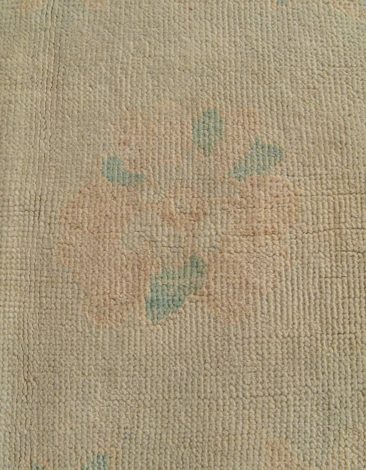 Detail image of 2' 8 x 7' 10  Hand Knotted Oushak Wool Runner Rug