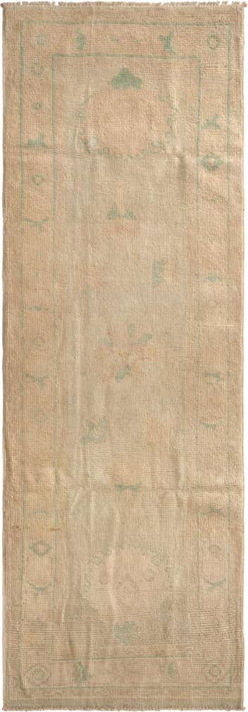 2' 8 x 7' 10 Hand Knotted Oushak Wool Runner Rug