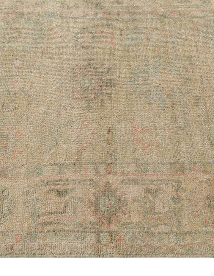 2' 10 x 9' 5 Hand Knotted Oushak Wool Runner Rug
