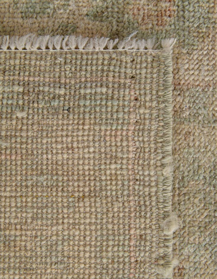 Detail image of 2' 10 x 9' 5 Hand Knotted Oushak Wool Runner Rug