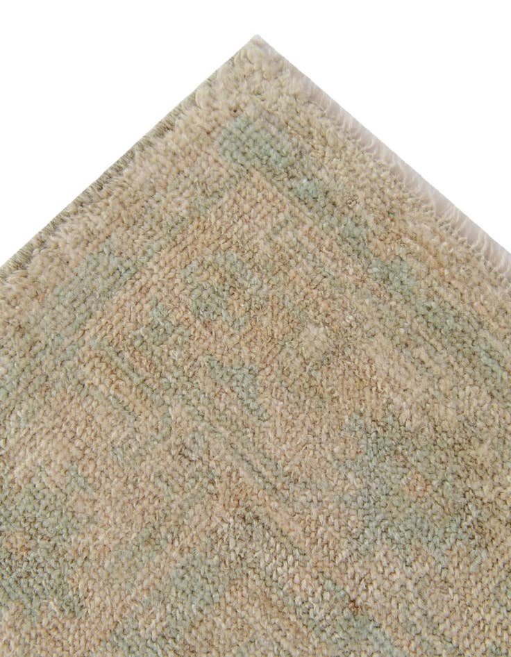 Detail image of 2' 10 x 9' 5 Hand Knotted Oushak Wool Runner Rug
