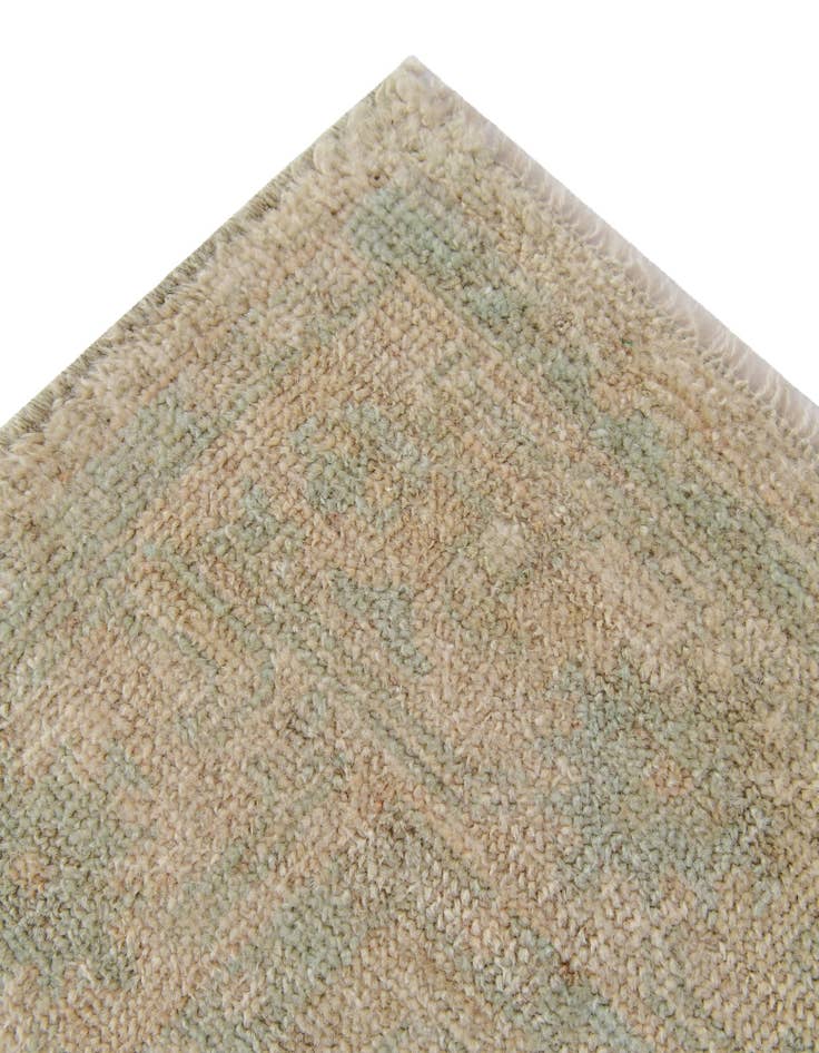 Detail image of 2' 10 x 9' 5 Hand Knotted Oushak Wool Runner Rug