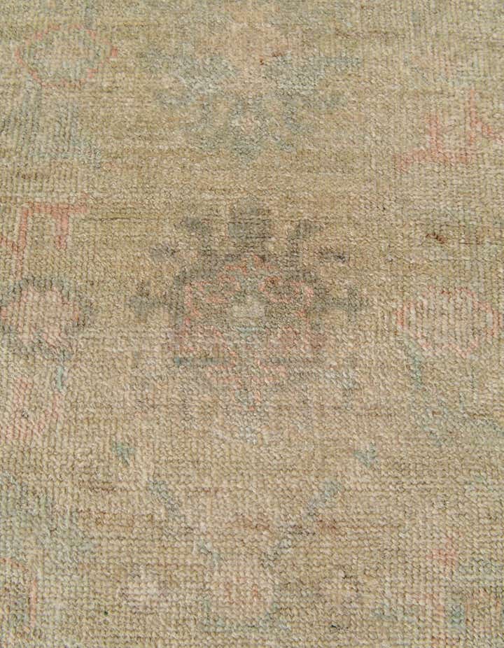 2' 10 x 9' 5 Hand Knotted Oushak Wool Runner Rug