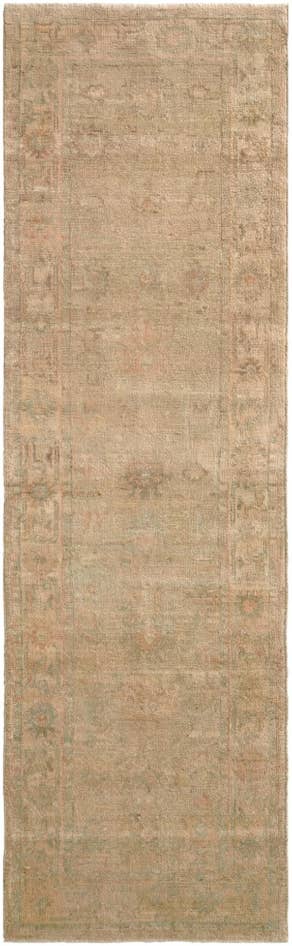 Detail image of 2' 10 x 9' 5 Hand Knotted Oushak Wool Runner Rug