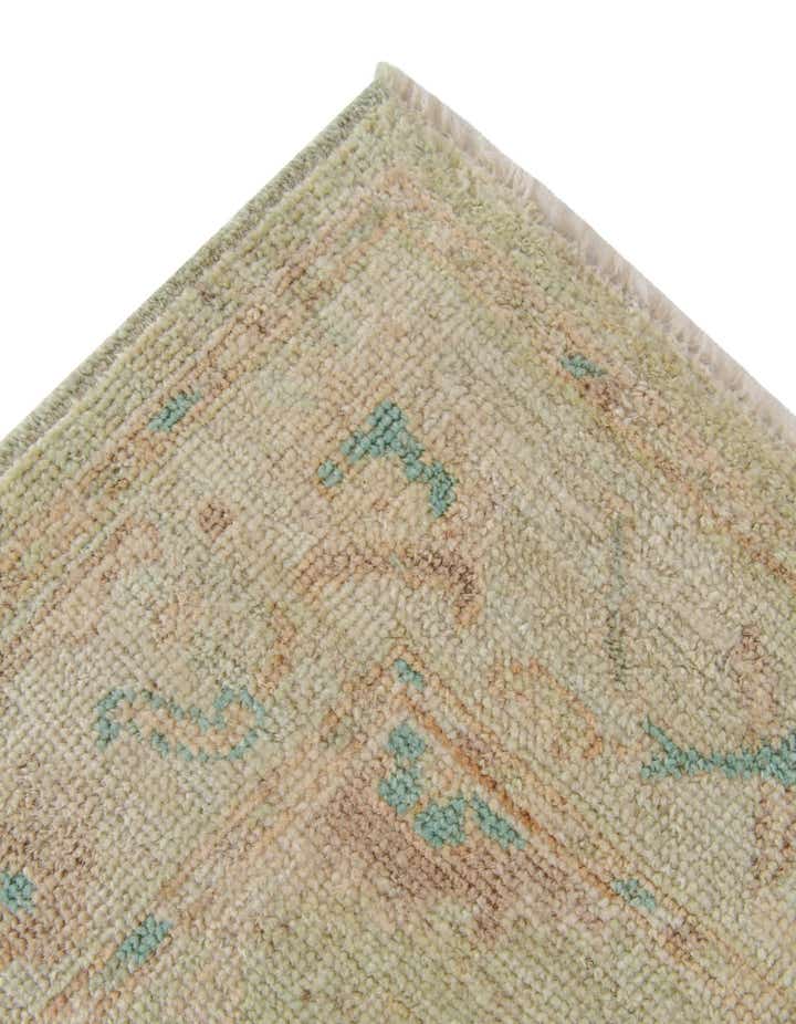 2' 10 x 9' 9 Hand Knotted Oushak Wool Runner Rug