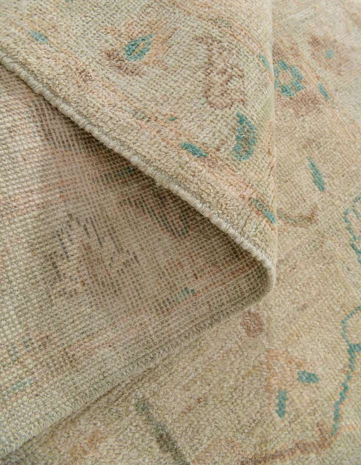 2' 10 x 9' 9 Hand Knotted Oushak Wool Runner Rug