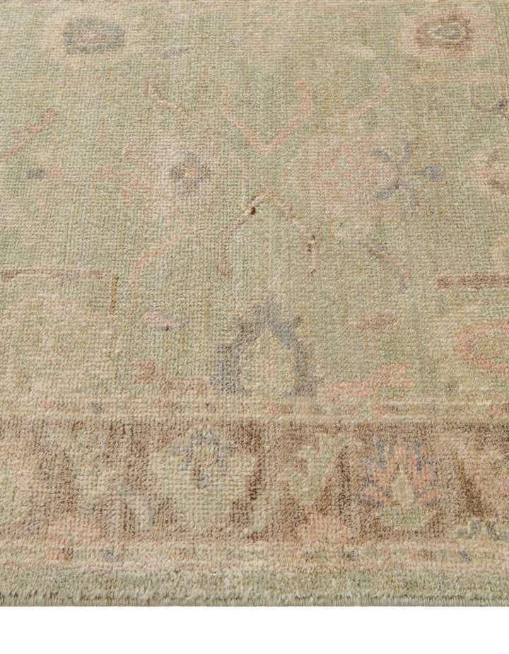2' 11 x 11' 6 Hand Knotted Oushak Wool Runner Rug