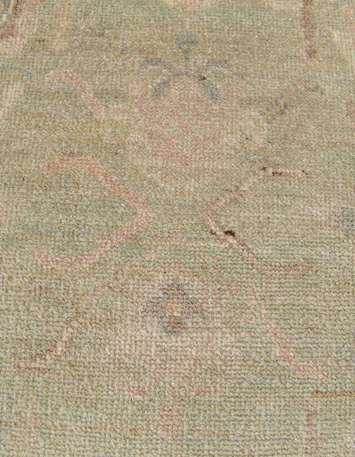 2' 11 x 11' 6 Hand Knotted Oushak Wool Runner Rug