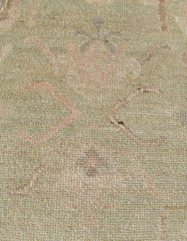 2' 11 x 11' 6 Hand Knotted Oushak Wool Runner Rug