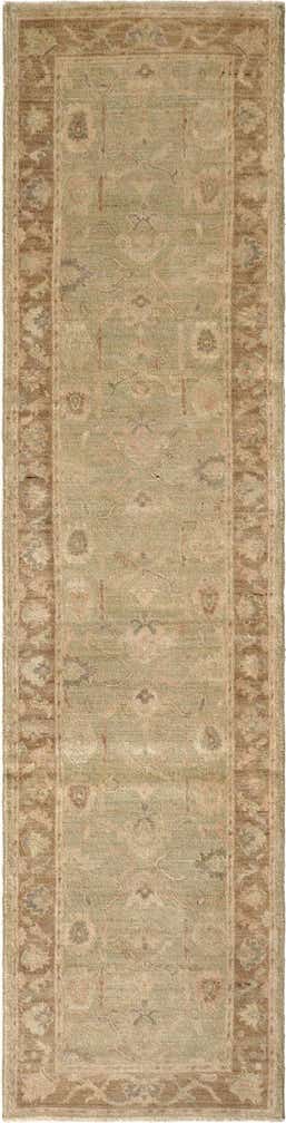 2' 11 x 11' 6 Hand Knotted Oushak Wool Runner Rug