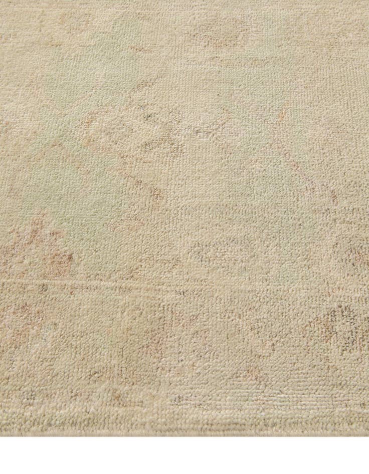 Detail image of 2' 10 x 9' 9  Hand Knotted Oushak Wool Runner Rug