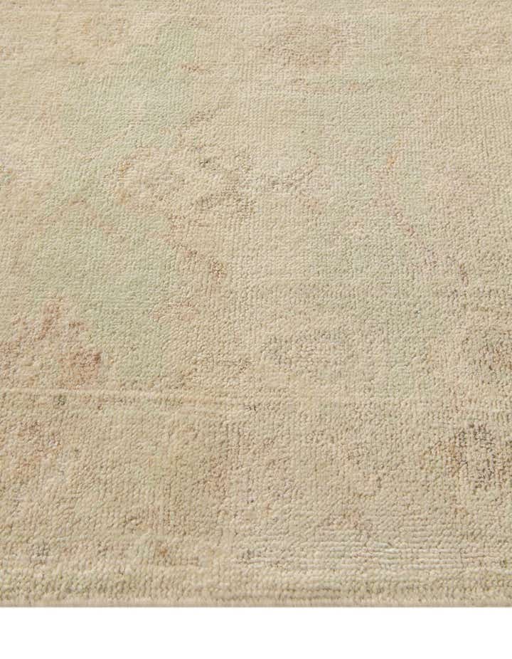 2' 10 x 9' 9 Hand Knotted Oushak Wool Runner Rug