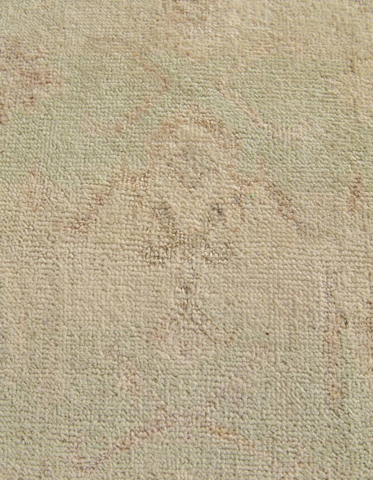 Detail image of 2' 10 x 9' 9 Hand Knotted Oushak Wool Runner Rug