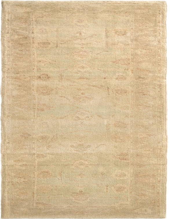 Detail image of 2' 10 x 9' 9 Hand Knotted Oushak Wool Runner Rug