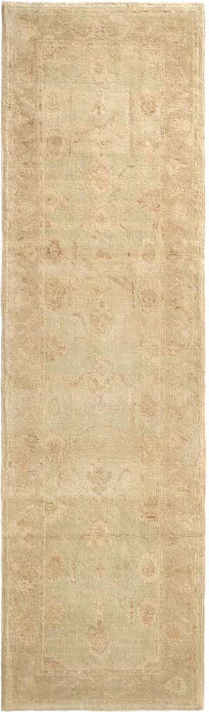 2' 10 x 9' 9 Hand Knotted Oushak Wool Runner Rug