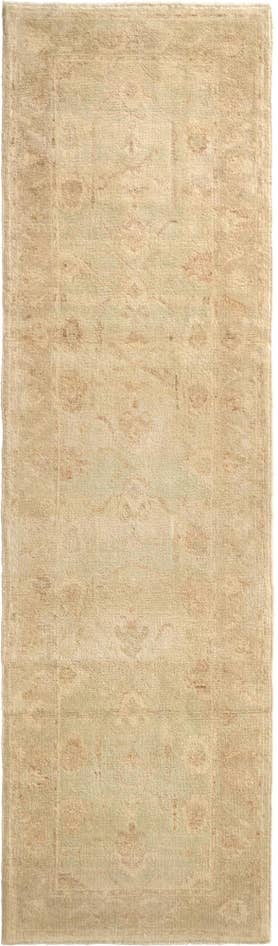 Detail image of 2' 10 x 9' 9 Hand Knotted Oushak Wool Runner Rug