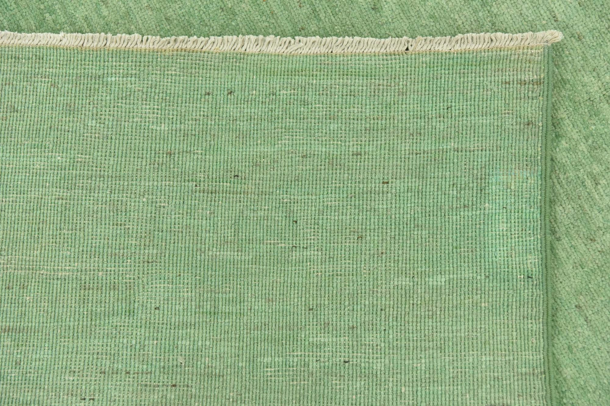 4' 10 x 9' 10 Hand Knotted Over-Dyed Ziegler Runner Rug