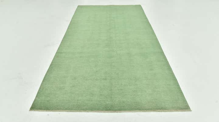 4' 10 x 9' 10 Hand Knotted Over-Dyed Ziegler Runner Rug