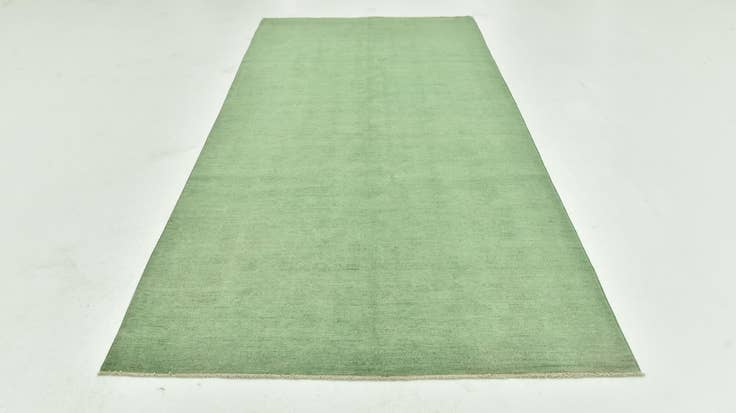 Detail image of 4' 10 x 9' 10 Hand Knotted Over-Dyed Ziegler Runner Rug