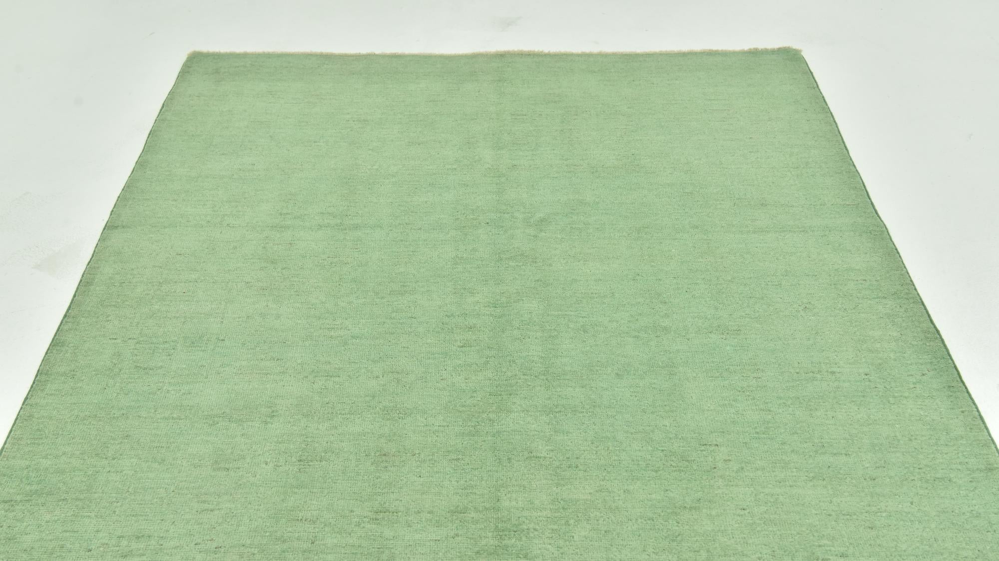 4' 10 x 9' 10 Hand Knotted Over-Dyed Ziegler Runner Rug