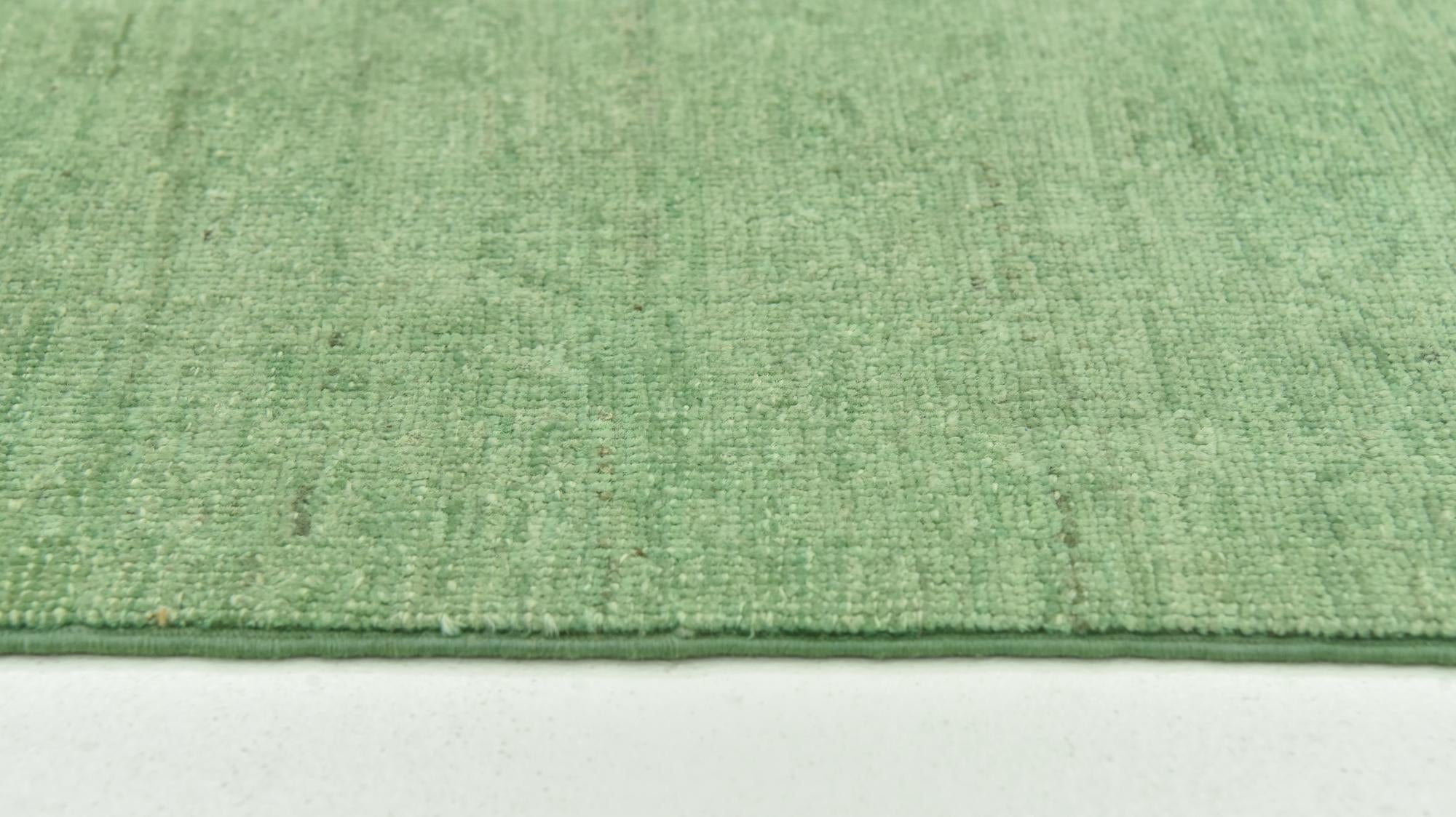 4' 10 x 9' 10 Hand Knotted Over-Dyed Ziegler Runner Rug