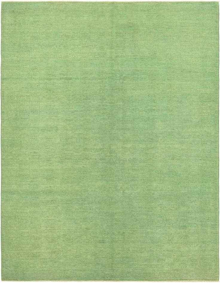Detail image of 4' 10 x 9' 10 Hand Knotted Over-Dyed Ziegler Runner Rug