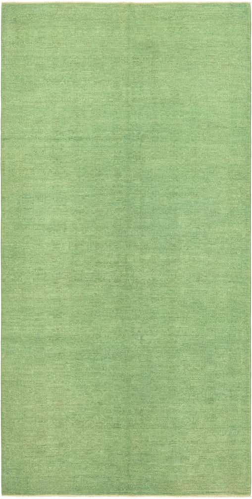 4' 10 x 9' 10 Hand Knotted Over-Dyed Ziegler Runner Rug