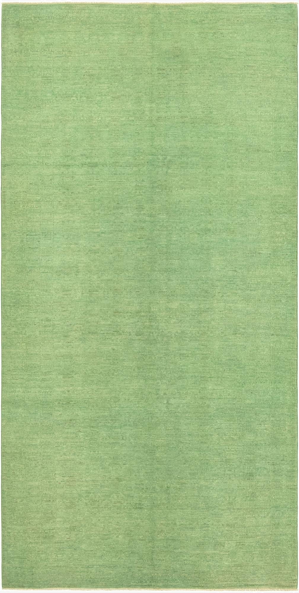 4' 10 x 9' 10  Hand Knotted Over-Dyed Ziegler Runner Rug