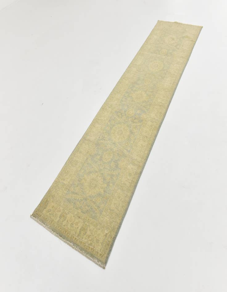 Detail image of 2' 6 x 10' 4 Hand Knotted Peshawar Ziegler Runner Rug