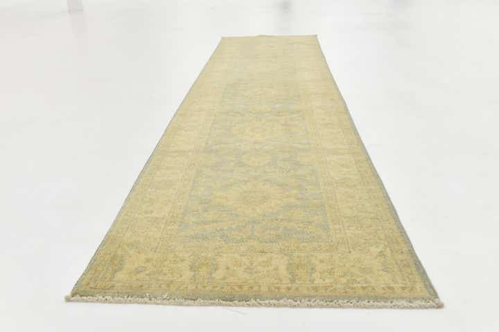 2' 6 x 10' 4 Hand Knotted Peshawar Ziegler Runner Rug