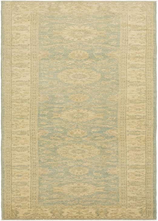 2' 6 x 10' 4 Hand Knotted Peshawar Ziegler Runner Rug