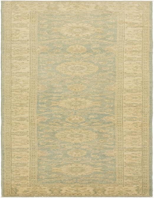 Detail image of 2' 6 x 10' 4 Hand Knotted Peshawar Ziegler Runner Rug