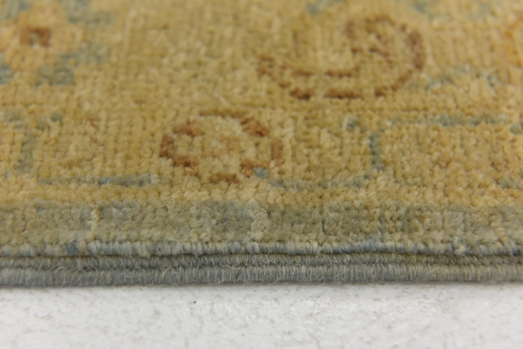 2' 11 x 9' 3 Hand Knotted Peshawar Ziegler Runner Rug