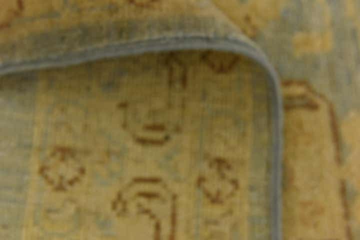 2' 11 x 9' 3 Hand Knotted Peshawar Ziegler Runner Rug