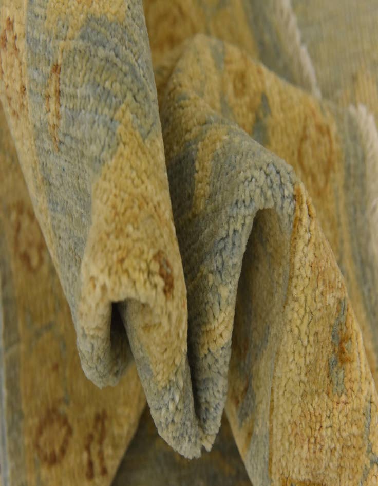 Detail image of 2' 11 x 9' 3  Hand Knotted Peshawar Ziegler Runner Rug