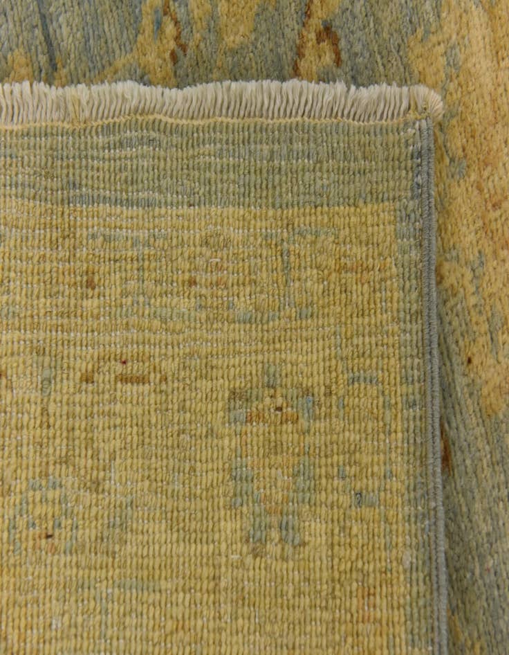 Detail image of 2' 11 x 9' 3  Hand Knotted Peshawar Ziegler Runner Rug