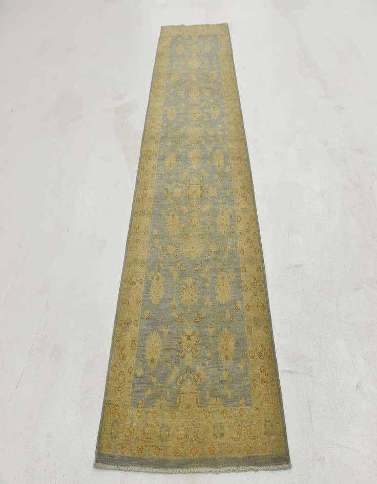 Detail image of 2' 11 x 9' 3  Hand Knotted Peshawar Ziegler Runner Rug