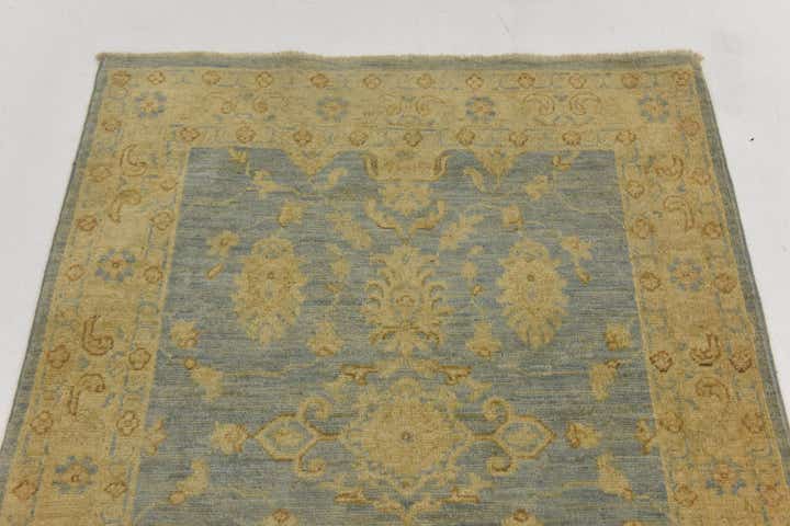 2' 11 x 9' 3 Hand Knotted Peshawar Ziegler Runner Rug