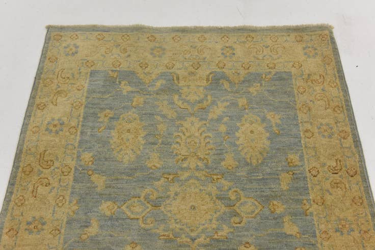 Detail image of 2' 11 x 9' 3 Hand Knotted Peshawar Ziegler Runner Rug