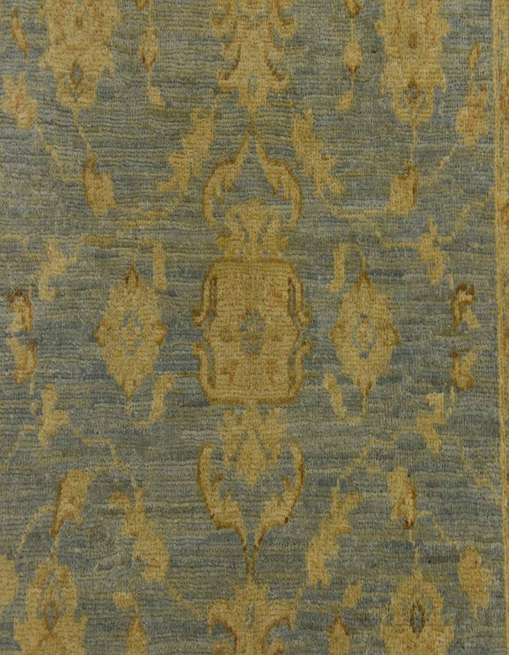 Detail image of 2' 11 x 9' 3  Hand Knotted Peshawar Ziegler Runner Rug