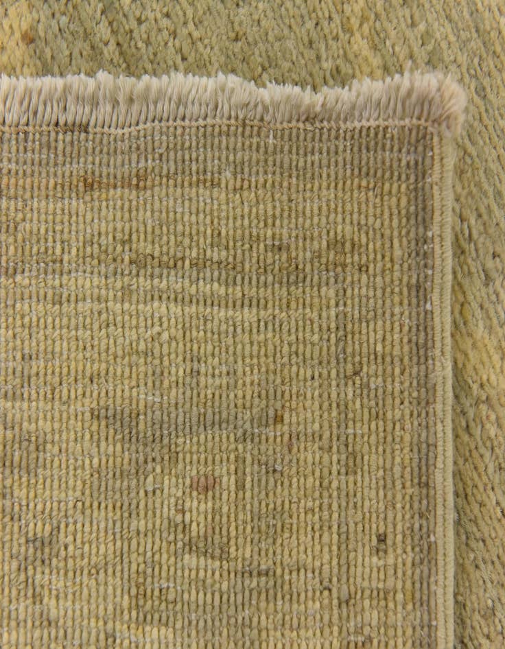 Detail image of 2' 10 x 11'  Hand Knotted Peshawar Ziegler Runner Rug