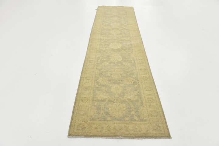 2' 10 x 11' Hand Knotted Peshawar Ziegler Runner Rug