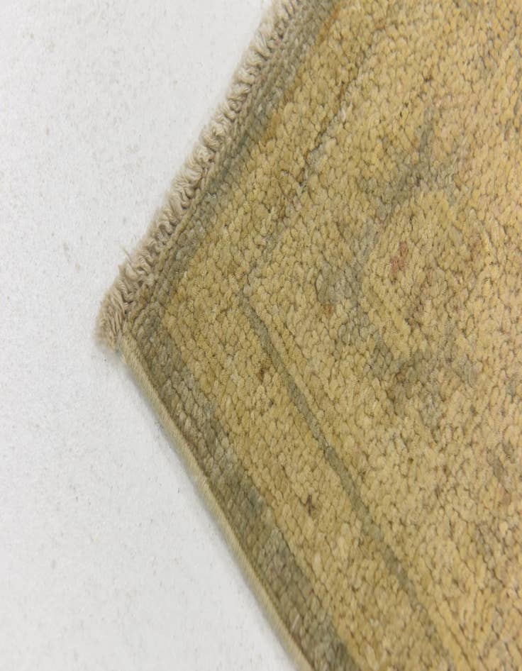 Detail image of 2' 10 x 11'  Hand Knotted Peshawar Ziegler Runner Rug