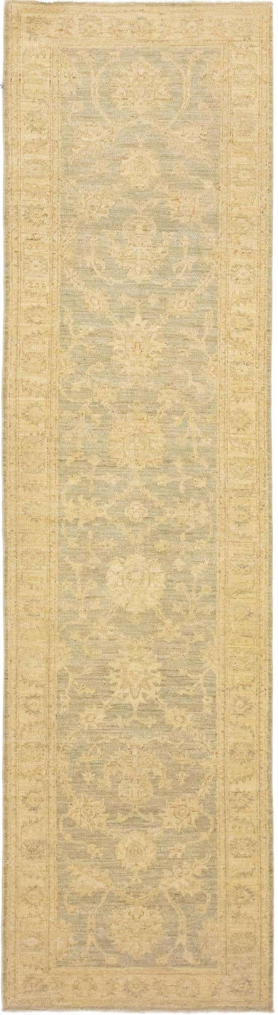 2' 10 x 11' Hand Knotted Peshawar Ziegler Runner Rug
