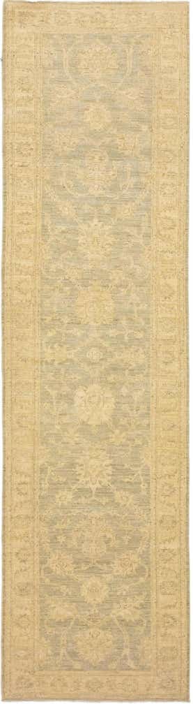 2' 10 x 11' Hand Knotted Peshawar Ziegler Runner Rug