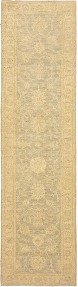 Detail image of 2' 10 x 11' Hand Knotted Peshawar Ziegler Runner Rug